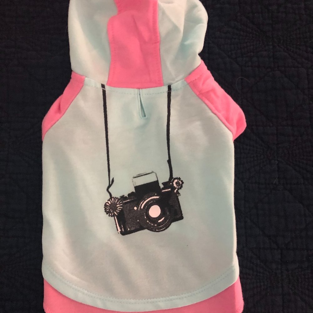 BLUEBERRY DOG HOODIE SMALL